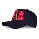 Casquette de baseball noire avec logo Atari rouge