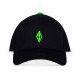 Boné preto Sims Black Diamond com diamante verde