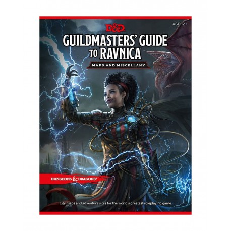 Portada del libro Dungeons & Dragons RPG Guildmasters' Guide to Ravnica
