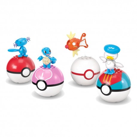 Kit de construcción Poké Ball con Pokémon