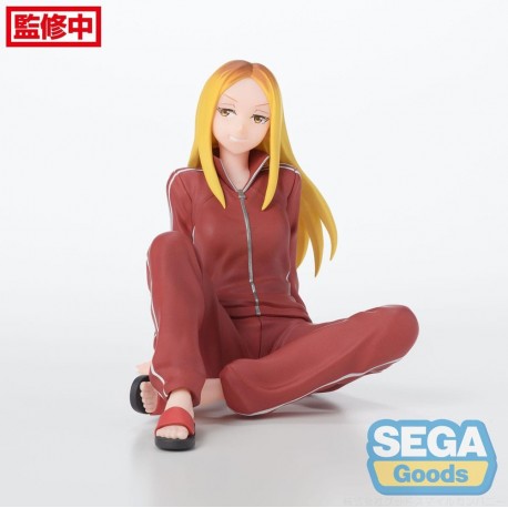 Estátua PVC de 9 cm de Hitomi Koshigaya em agasalho vermelho