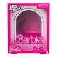Espejo de pared Barbie iluminado con LED rosa