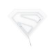 Lámpara de pared LED Superman Neon, escudo de DC Comics