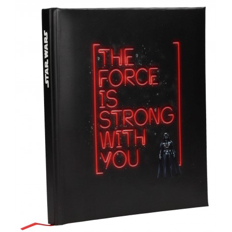 Star Wars Libreta con Luz y Sonido Darth Vader The Force