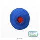 Almohadilla Mega Man PtZ Mega Buster azul con detalles amarillos