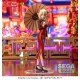 Statue de Chisato Nishikigi en style chinois avec un parasol.