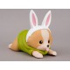 Estatua de Vinyl Chikuwa de Laid-Back Camp con orejas de conejo