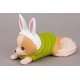 Estatua de Vinyl Chikuwa de Laid-Back Camp con orejas de conejo
