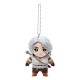 Figura colgante caricaturesca de Ciri de The Witcher