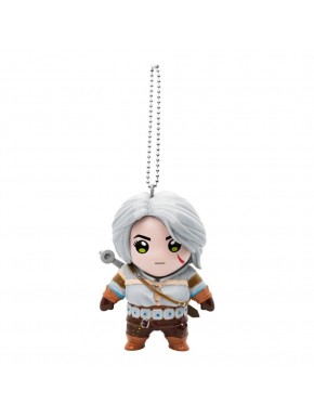 Figura colgante caricaturesca de Ciri de The Witcher
