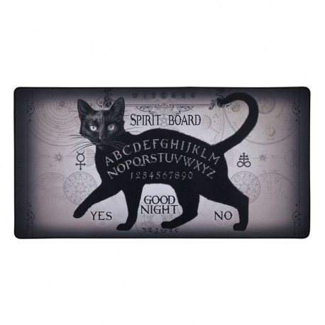 Alfombrilla Konix Alchemy XXL con diseño de gato y tableros espirituales
