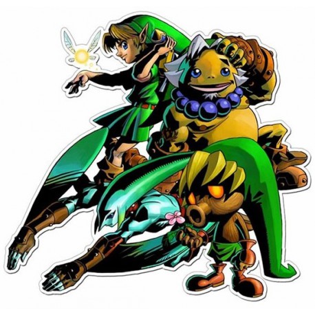 Set of stickers Zelda Majora's Mask