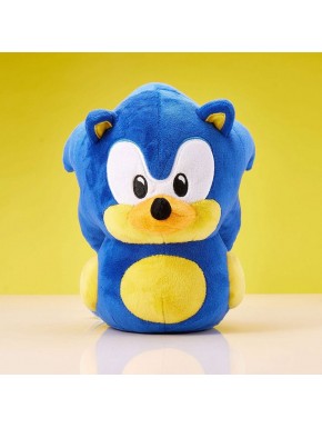 Peluche Sonic Tubbz de 30 cm, azul y amarillo
