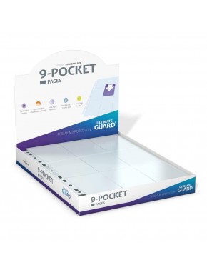 Páginas Ultimate Guard con 9 compartimentos