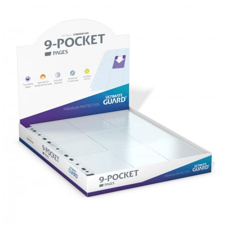 Pages Ultimate Guard avec 9 compartiments