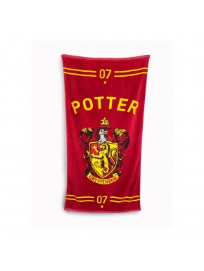Toalla roja Harry Potter Quidditch Gryffindor