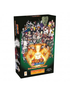 Boîte du jeu de cartes Naruto Bataille des Kages en espagnol