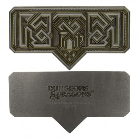 Lingote de metal de Dungeons & Dragons edición limitada