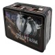 Lata de metal Phantasm con diseño de película de terror