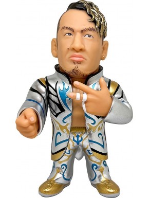 Figura de vinilo Naomichi Marufuji plateada, dorada y azul 12 cm