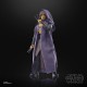 Figurine de Mae Assassin Star Wars avec cape violette.
