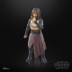 Figurine de Mae Assassin Star Wars avec cape violette.