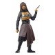 Figurine de Mae Assassin Star Wars avec cape violette.
