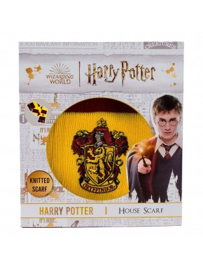 Bufanda Gryffindor Harry Potter con emblema y rayas audaces