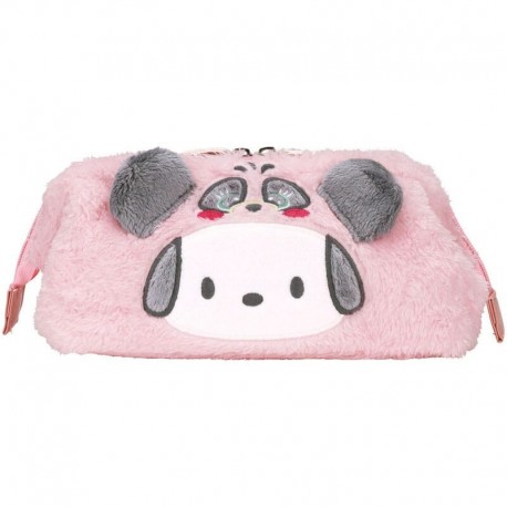 Trousse Sanrio Pochakon, rose et gris