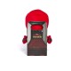 Peluche Deadpool Babypool 25 cm en colores rojo y negro