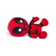 Peluche Deadpool Babypool 25 cm en colores rojo y negro