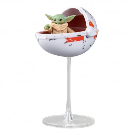 Figurine de Grogu avec nacelle dans Star Wars Black Series