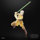Figura Padawan Jecki Lon de Star Wars con sable láser verde.