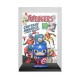 Figura POP! de Capitán América con portada de cómic Avengers #4