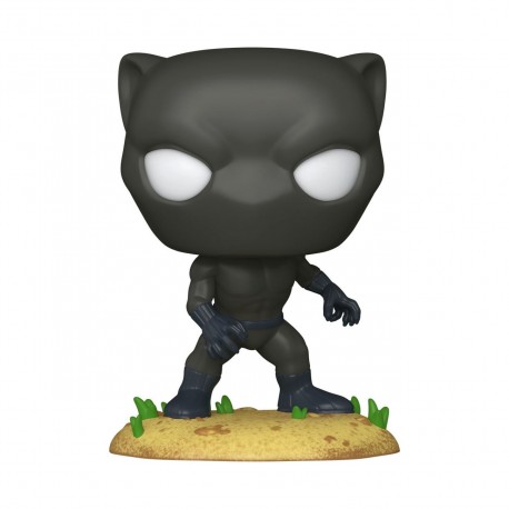 Figurine vinyle Black Panther Funko POP! avec couverture de bande dessinée