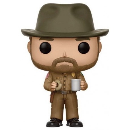 Funko Pop ! Hopper avec Donut Stranger Things