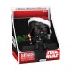 Figura de 9 cm de Darth Vader com chapéu de Natal e bastão de doce