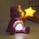 Lâmpada Cheer Bear Care Bears segurando estrela amarela