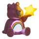 Lâmpada Cheer Bear Care Bears segurando estrela amarela