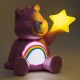 Lâmpada Cheer Bear Care Bears segurando estrela amarela