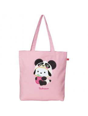 Bolsa Sanrio Pochakon rosa con diseño de Pochacco