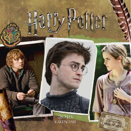 Calendario pared 2018 Harry Potter