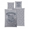 Housse de Couette Grise Harry Potter 135 x 200 cm / 80 x 80 cm