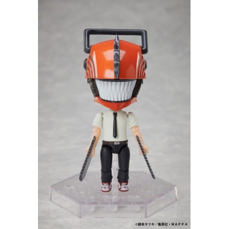 Figura Dform Chainsaw Man 9 cm de Elcoco en base