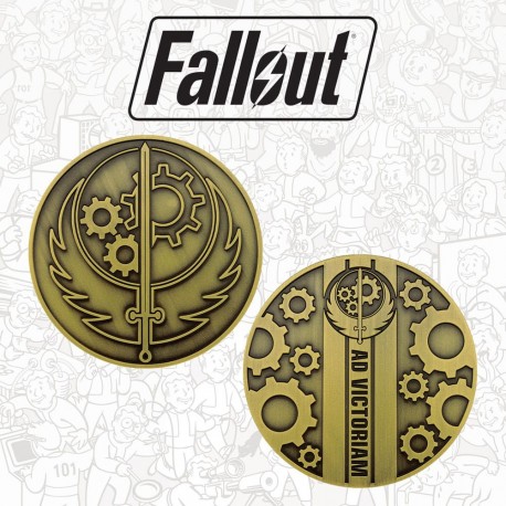 Medallón de metal Fallout Brotherhood of Steel