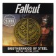 Medallón de metal Fallout Brotherhood of Steel