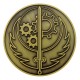 Medallón de metal Fallout Brotherhood of Steel