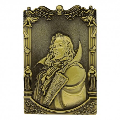 Lingote metálico de Drácula de Castlevania edição limitada.