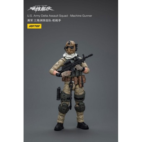 Figurine articulée U.S. Army Delta Assault Squad de 11 cm, avec armes et accessoires