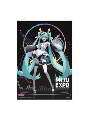 Pôster de tecido Hatsune Miku Miku Expo 10º aniversário